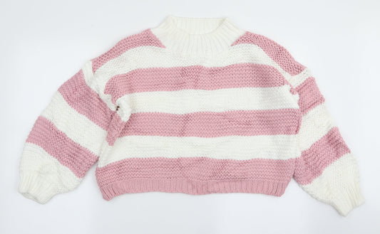 In the Style Womens Multicoloured Striped  Pullover Jumper Size 6