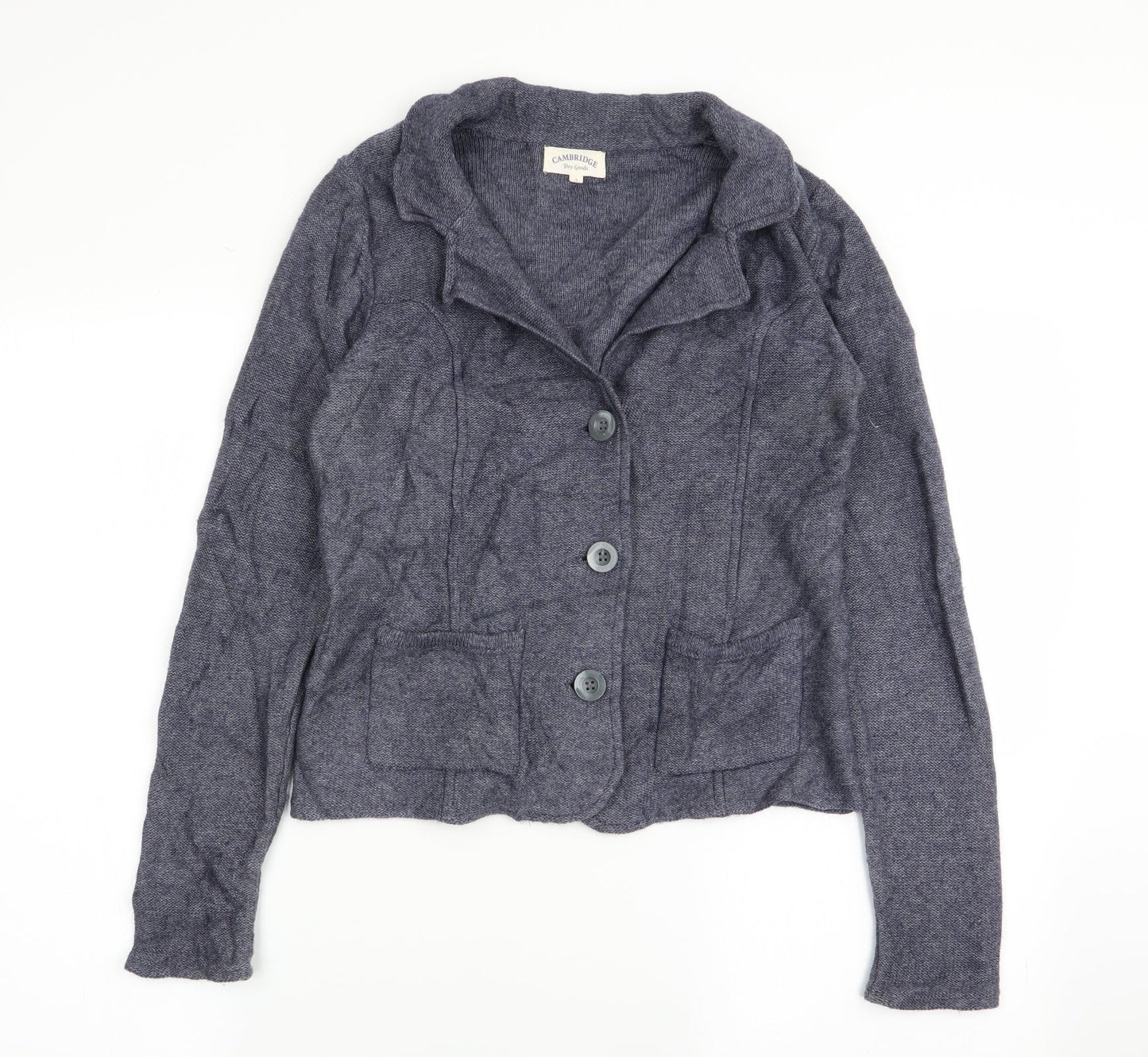 Cambridge Womens Blue   Jacket Blazer Size S