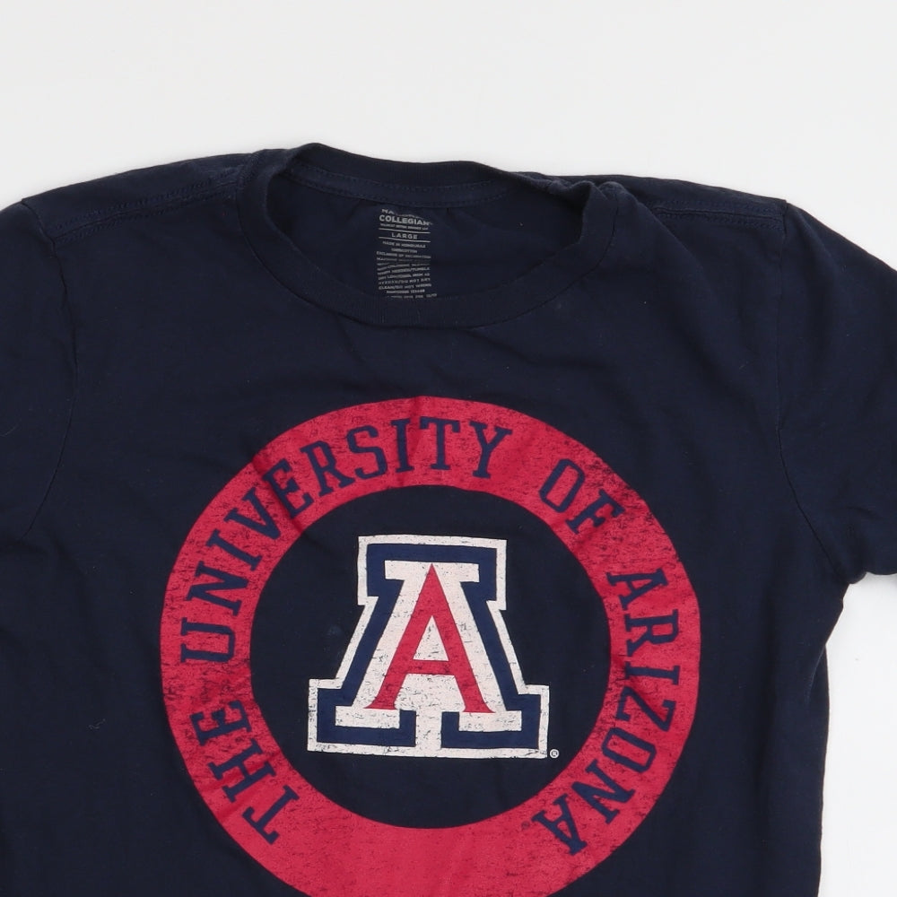 national collegian Boys Blue   Basic T-Shirt Size L