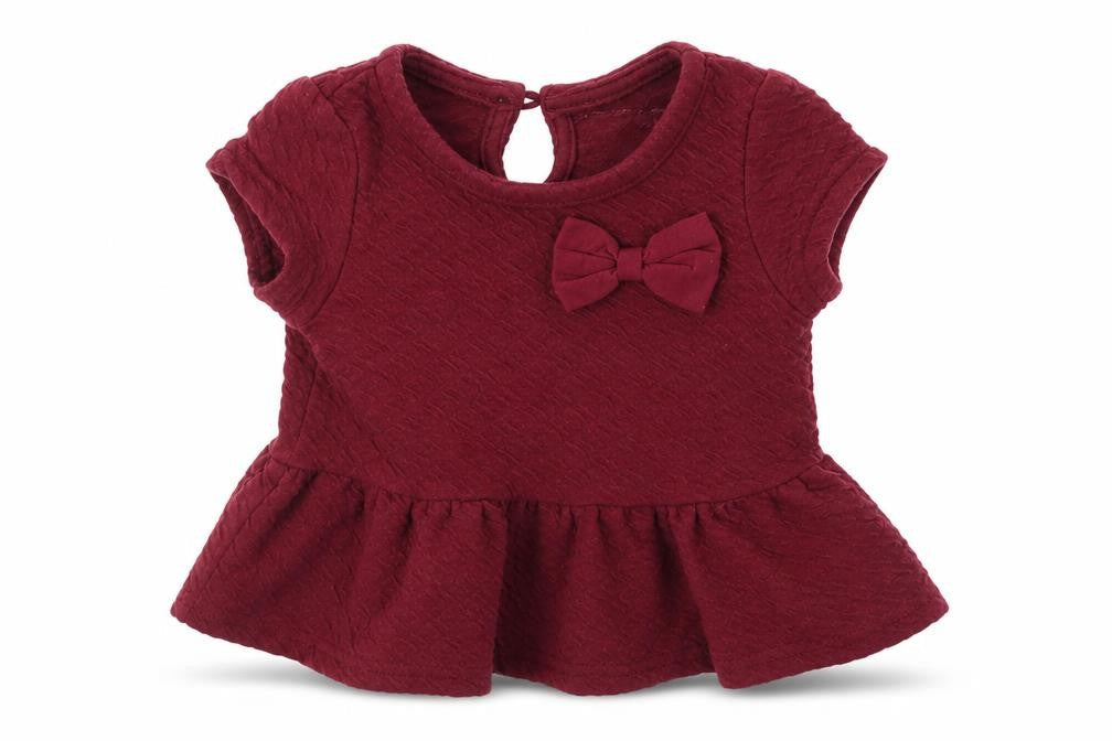 Young Dimension Girls Red   Basic T-Shirt Size 3-6 Months
