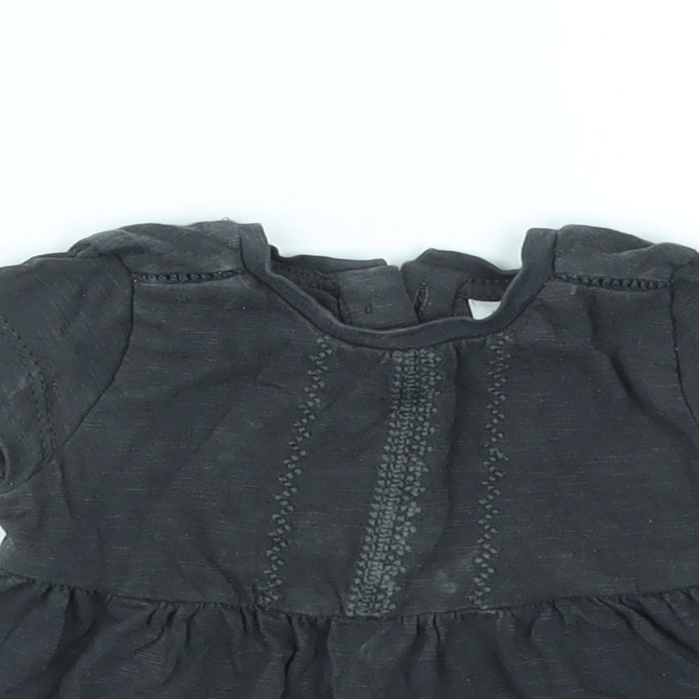 NEXT Girls Black   Basic T-Shirt Size Newborn