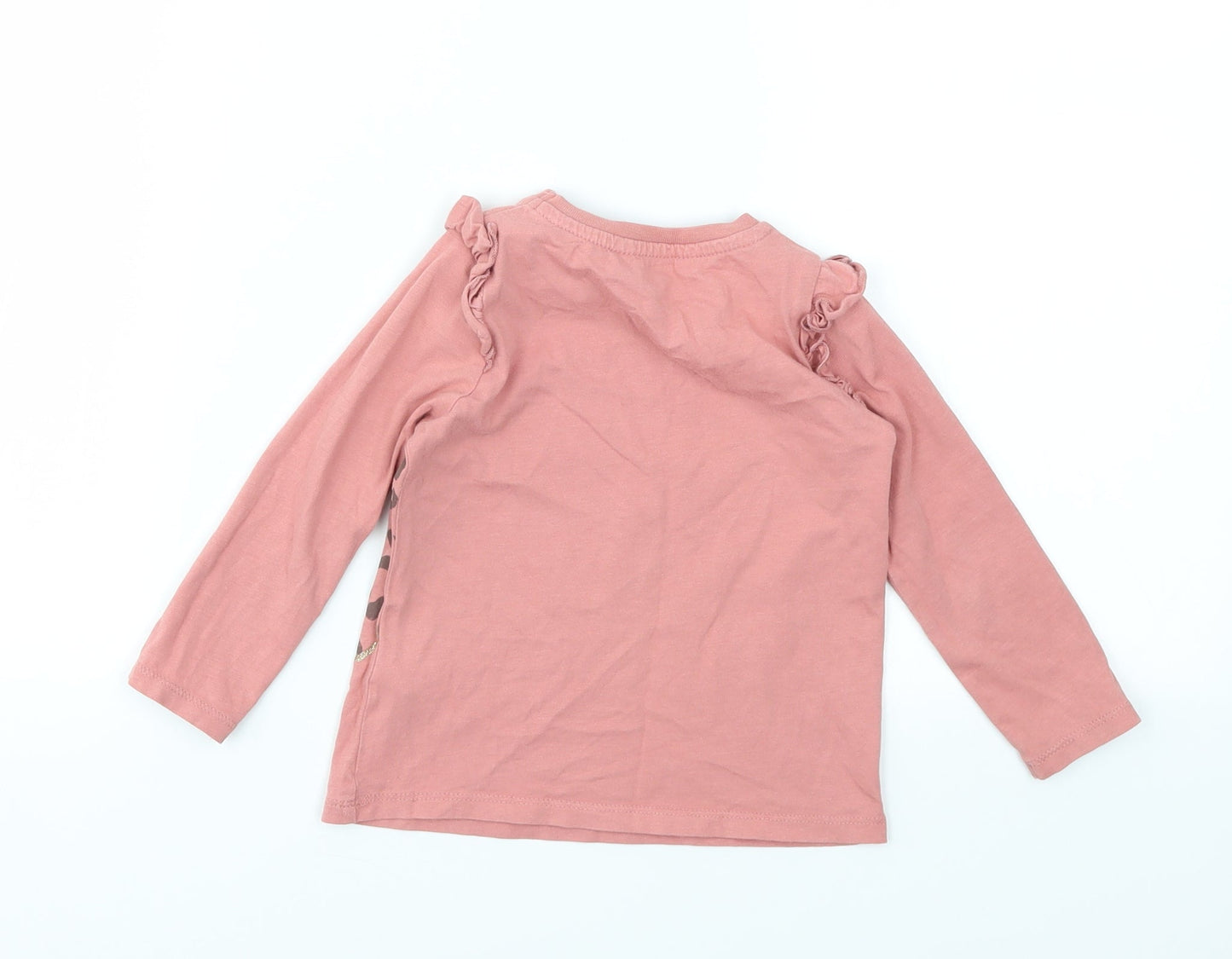 Angel Girls Pink   Basic T-Shirt Size 12-18 Months