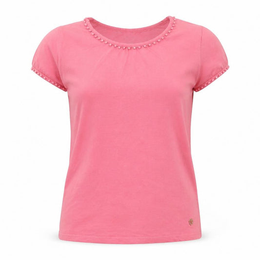 Hatley Womens Pink   Basic T-Shirt Size XS