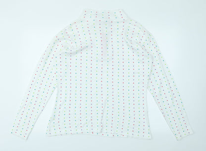 Preloved Tresspass Womens Multicoloured Polka Dot  Pullover Jumper Size 2XL - Back