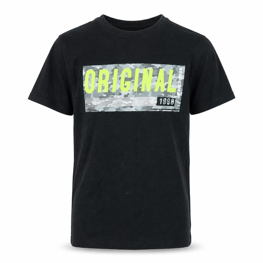 Primark Boys Black   Basic T-Shirt Size 9-10 Years