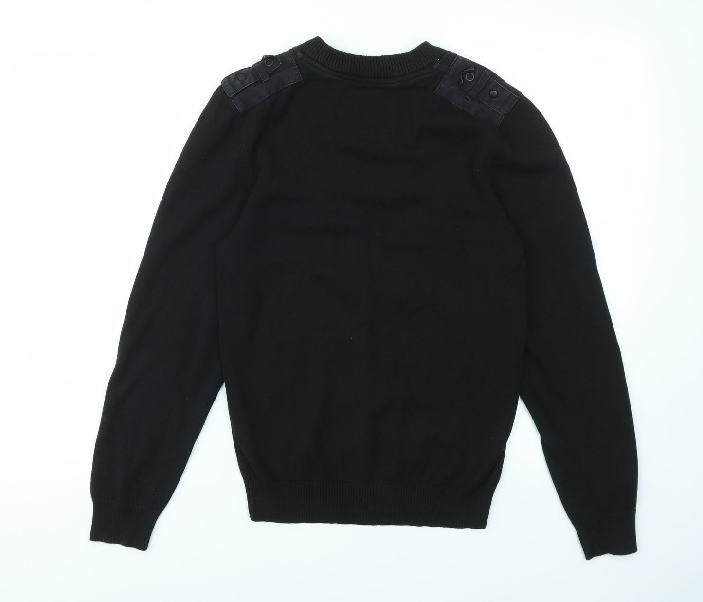UrbanSpirit Mens Black   Pullover Sweatshirt Size S