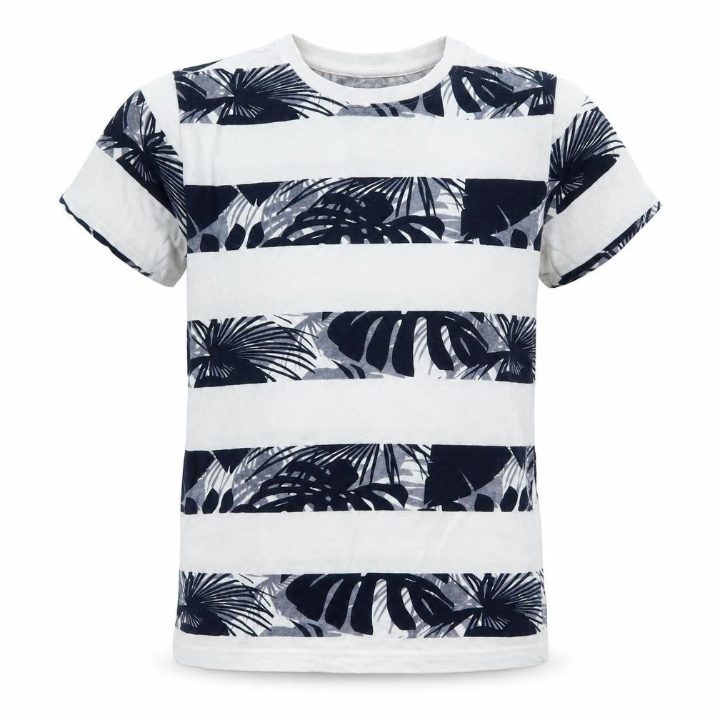 Primark Boys Multicoloured Geometric  Basic T-Shirt Size 9-10 Years