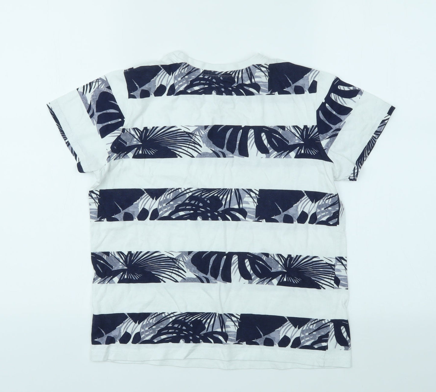 Primark Boys Multicoloured Geometric  Basic T-Shirt Size 9-10 Years