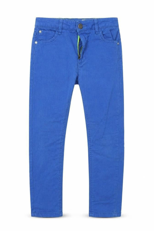 Front view of Next boys’ blue straight jeans, size 9, months