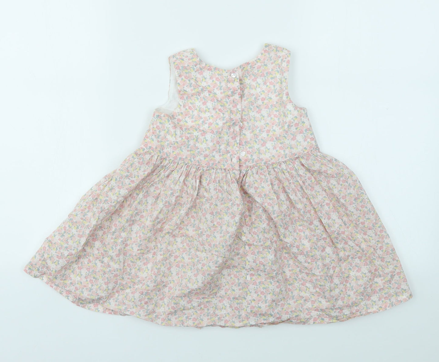 H&M Girls Pink Floral  Fit & Flare  Size 2 Years
