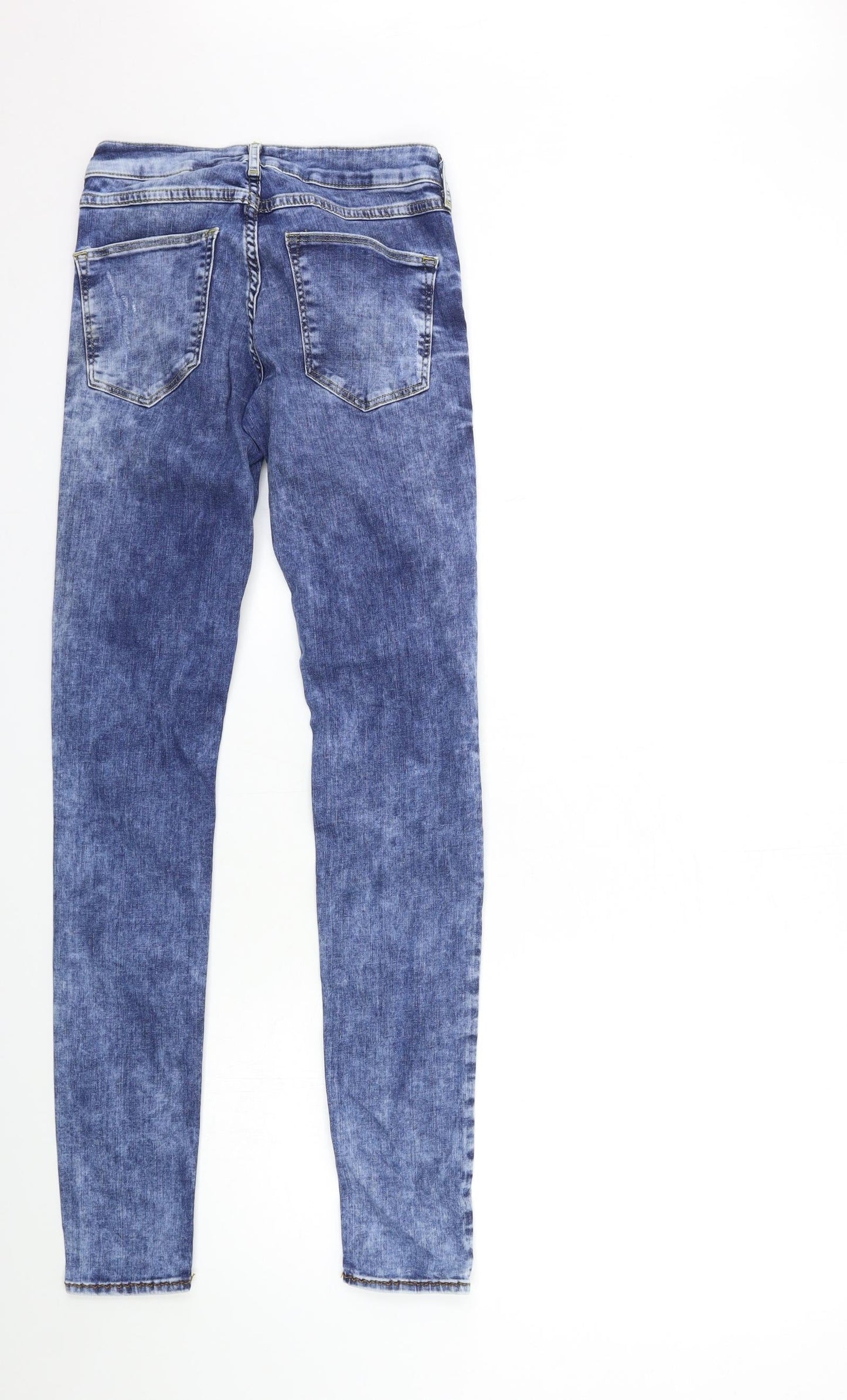 H&M Womens Blue  Denim Skinny Jeans Size 26 in L32 in