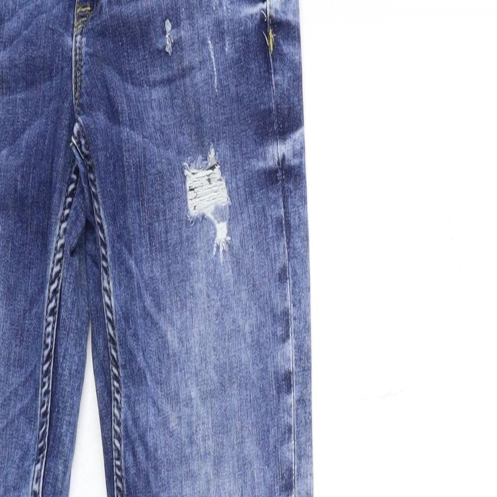 H&M Womens Blue  Denim Skinny Jeans Size 26 in L32 in