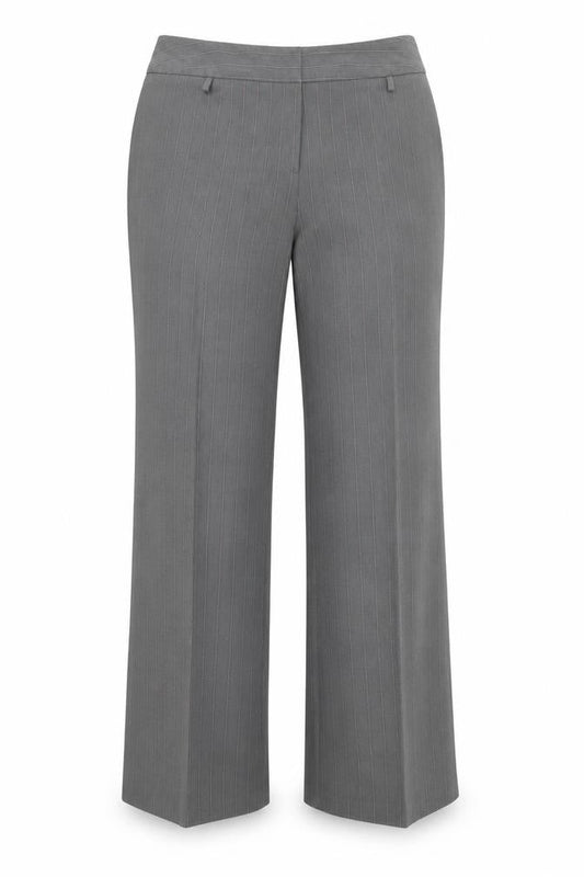 EVIE Womens Grey Striped  Trousers  Size 18 L30 in
