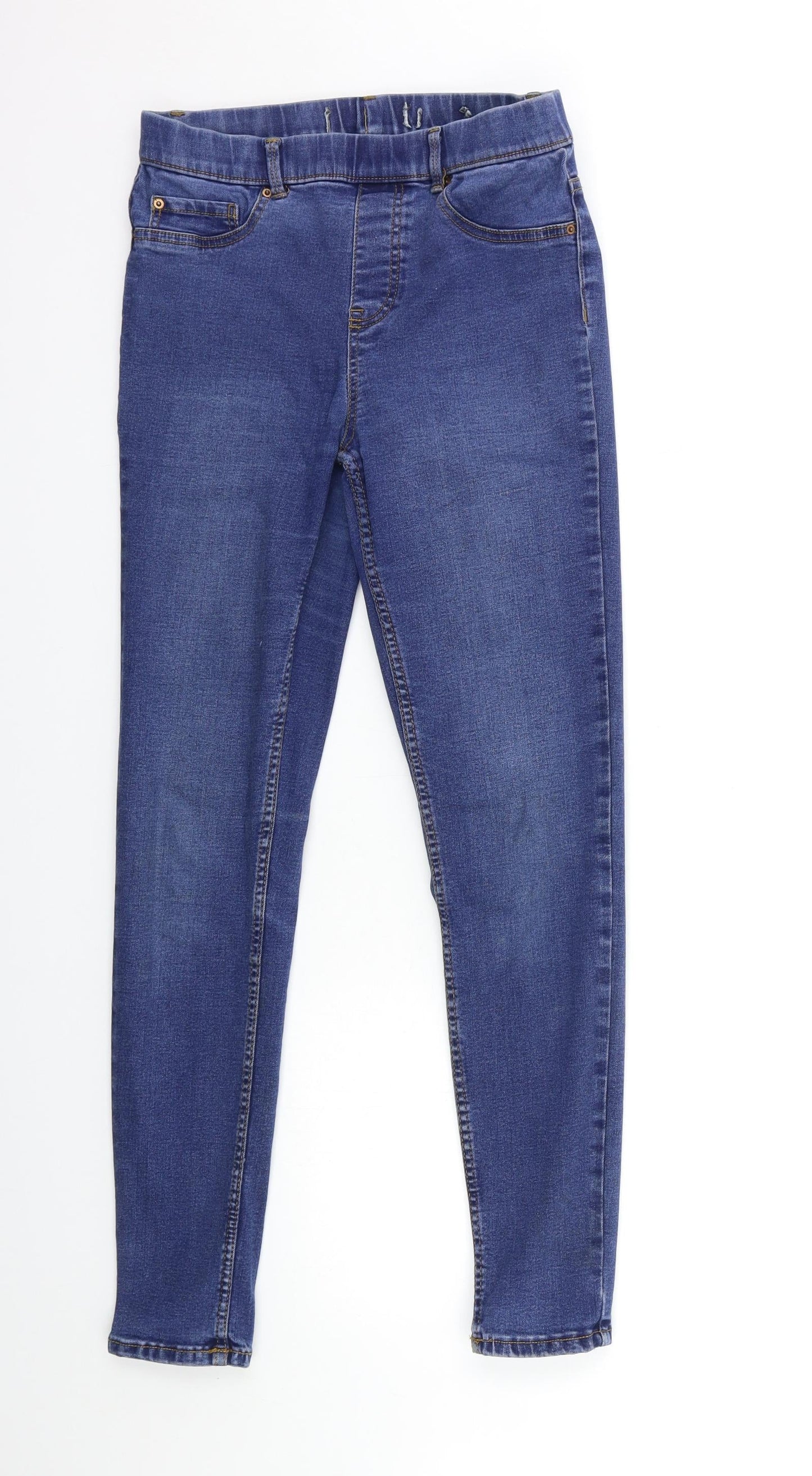 Preworn Womens Blue  Denim Jegging Jeans Size 26 in L28 in