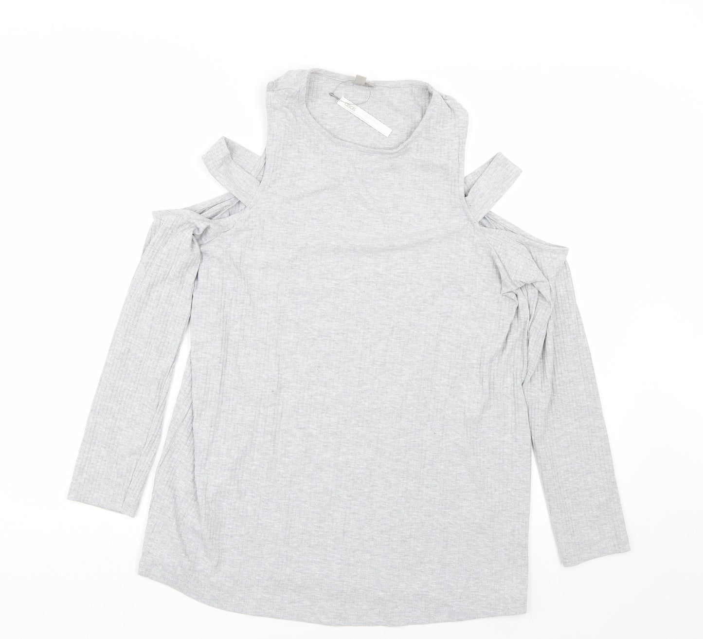 ASOS Womens Grey   Basic T-Shirt Size 12