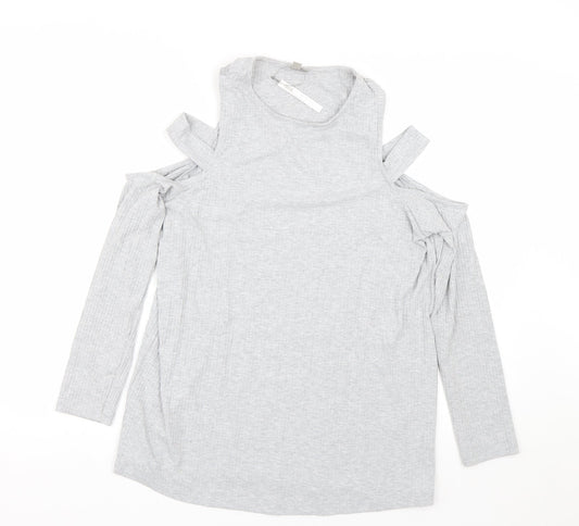 ASOS Womens Grey   Basic T-Shirt Size 12