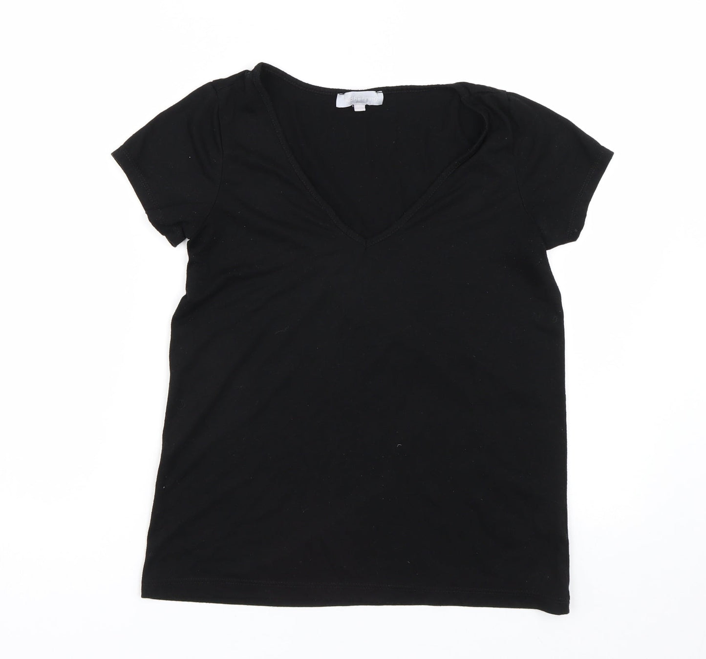 Red Herring Womens Black   Basic T-Shirt Size 8
