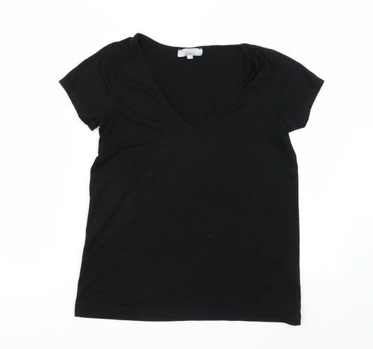 Red Herring Womens Black   Basic T-Shirt Size 8