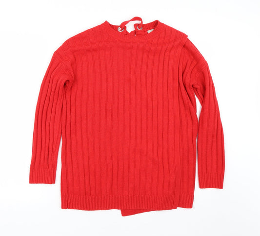 ASOS Womens Red   Pullover Jumper Size 8