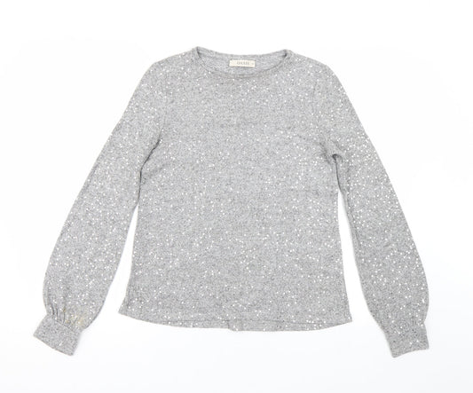 Oasis Womens Grey   Pullover Jumper Size XS