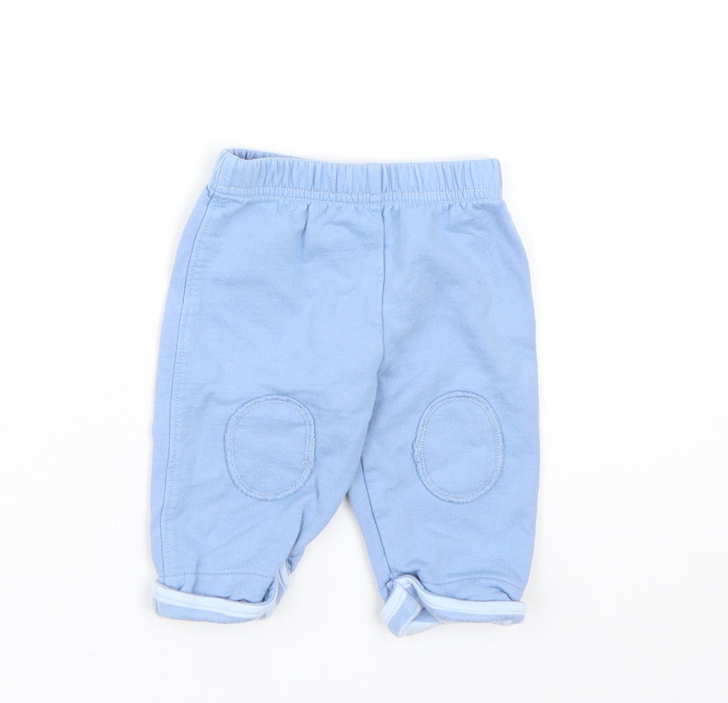 M&Co Baby Blue   Cropped Trousers Size 0-3 Months