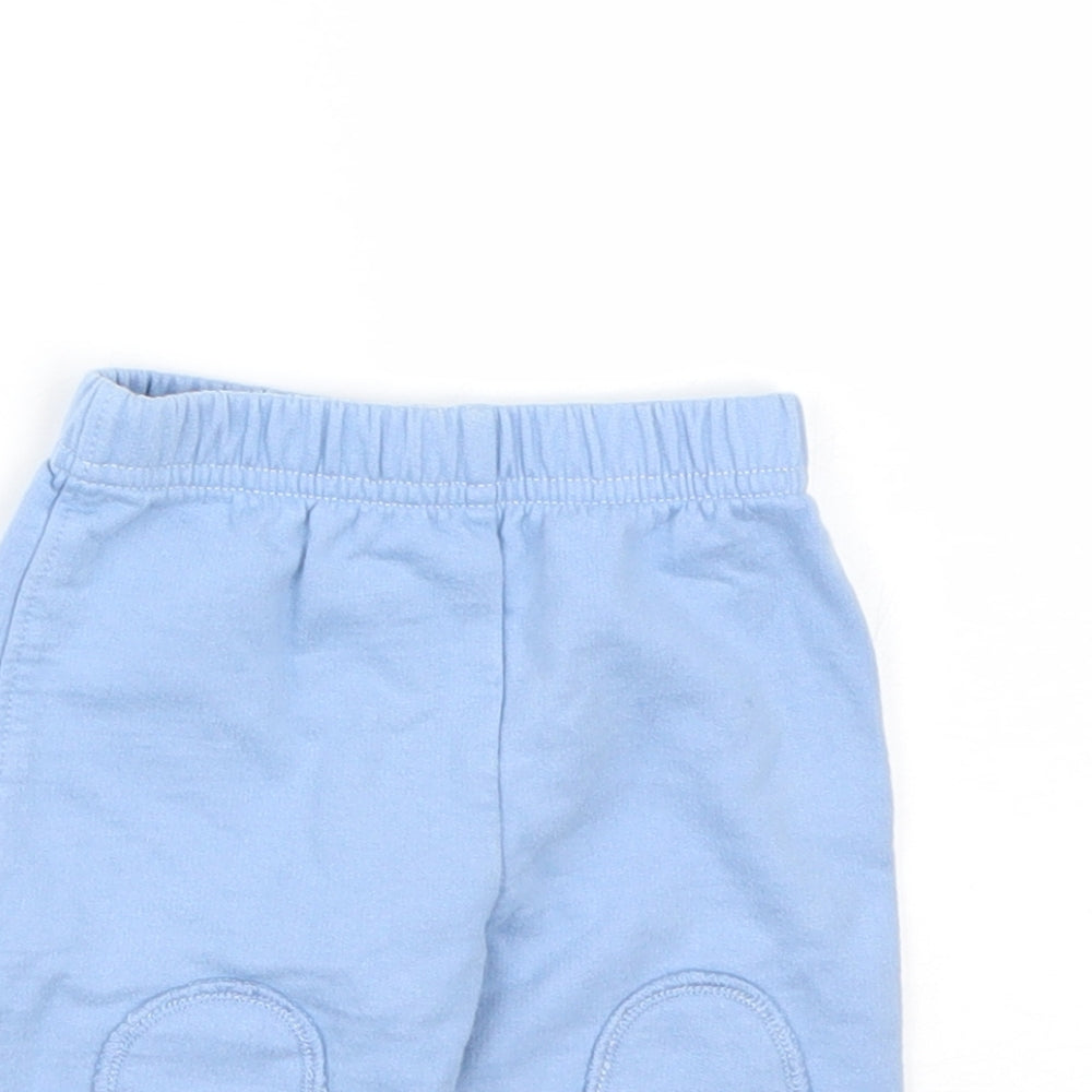 M&Co Baby Blue   Cropped Trousers Size 0-3 Months