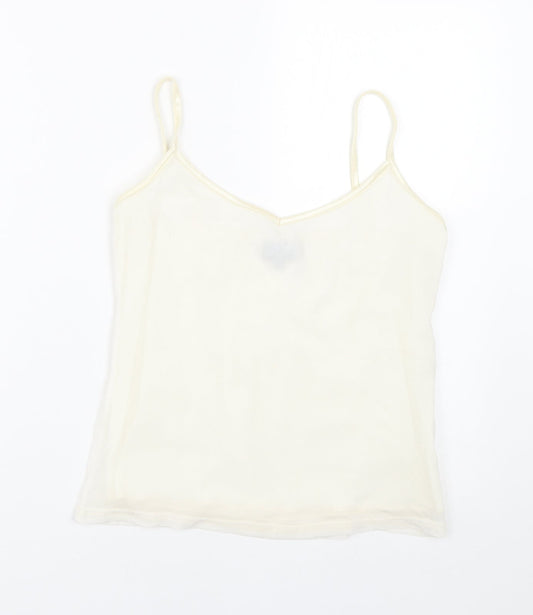 Anagram Womens White   Basic Tank Size L
