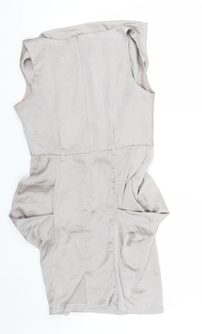 Womens Silver   Tank Dress  Size 12