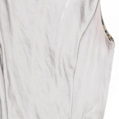 Womens Silver   Tank Dress  Size 12