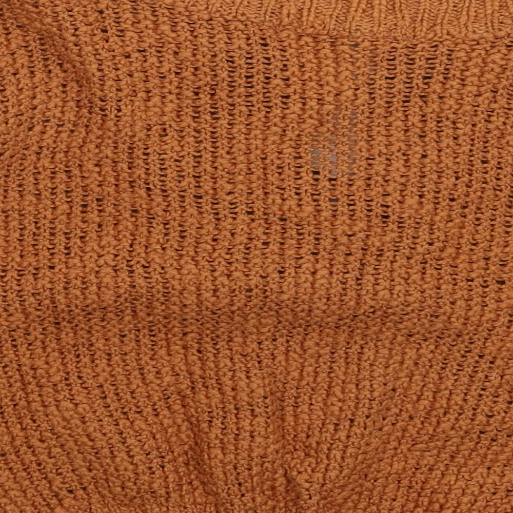 River Island Womens Brown  Knit Pullover Jumper Size 10