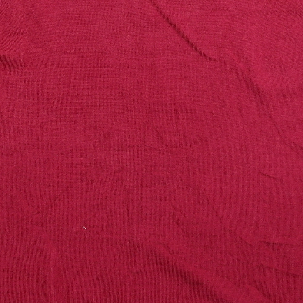 Marks and Spencer Womens Pink  Knit Pullover Jumper Size 16