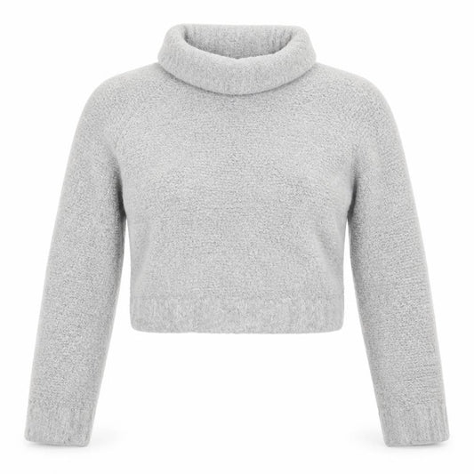 Boohoo Womens Grey  Knit Pullover Jumper Size S