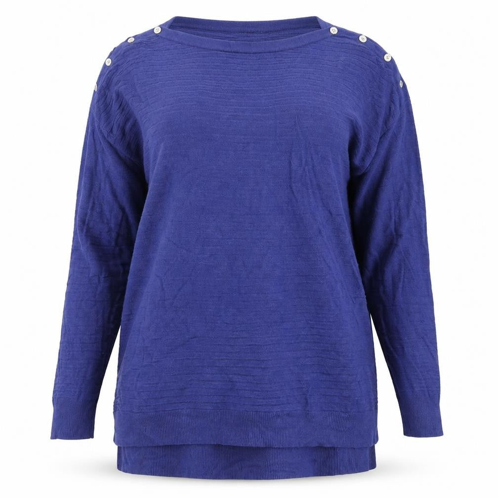 Debenhams Womens Blue  Knit Pullover Jumper Size 16
