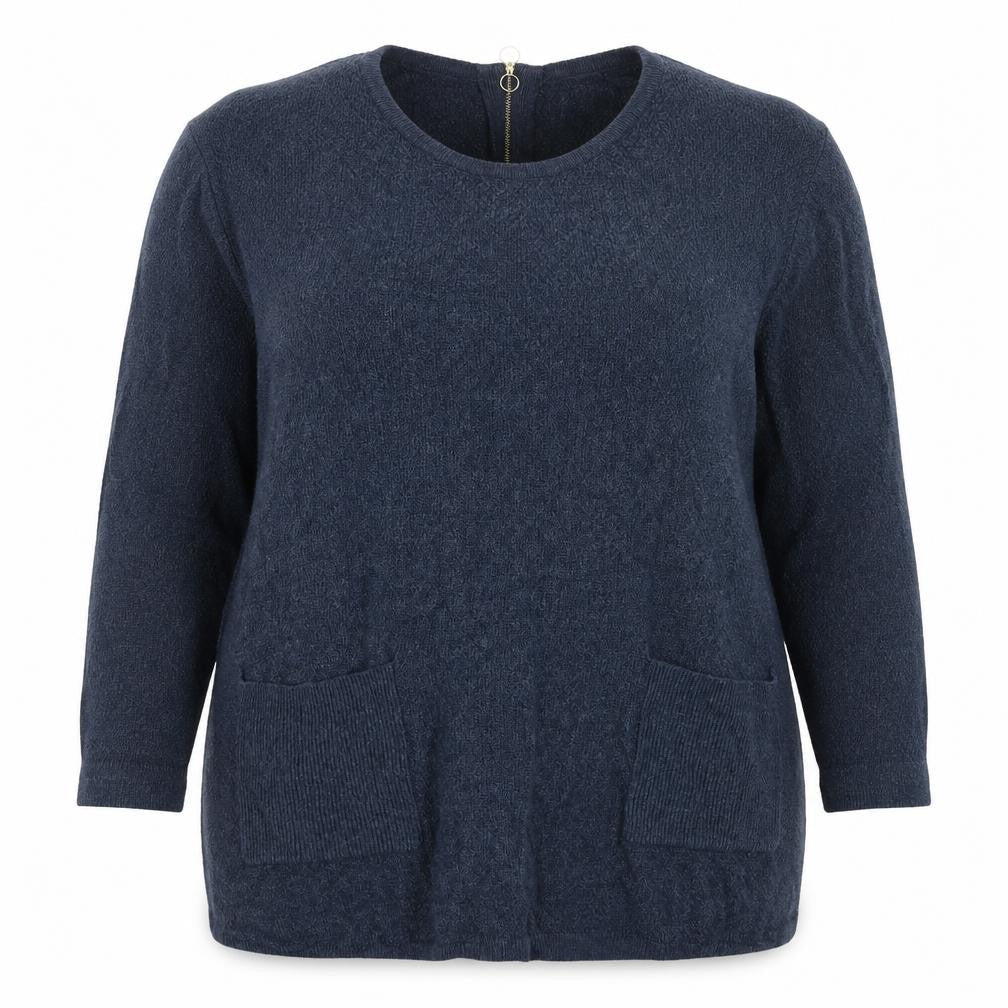 George Womens Blue  Knit Pullover Jumper Size 18