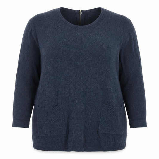 George Womens Blue  Knit Pullover Jumper Size 18