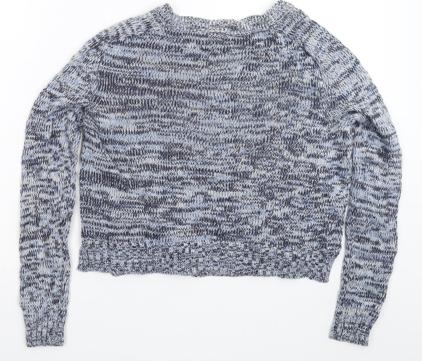 Divided Womens Blue  Knit Pullover Jumper Size S