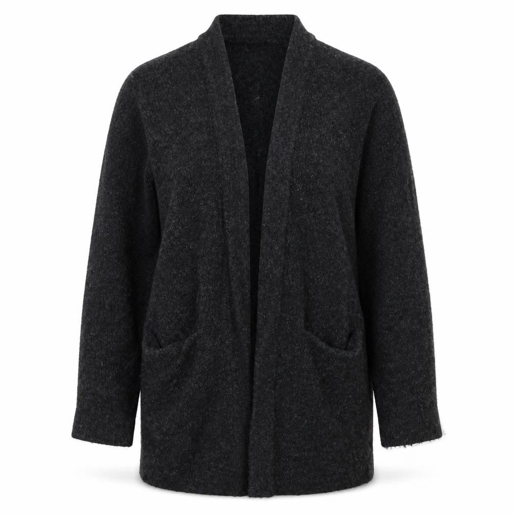 H&M Womens Grey  Knit Cardigan Jumper Size S