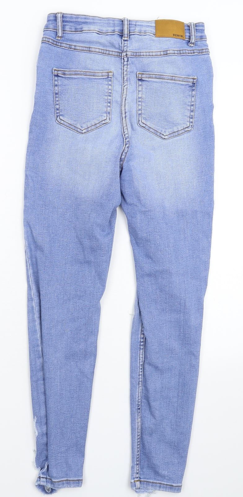 Papaya Womens Blue  Denim Skinny Jeans Size 8 L25 in