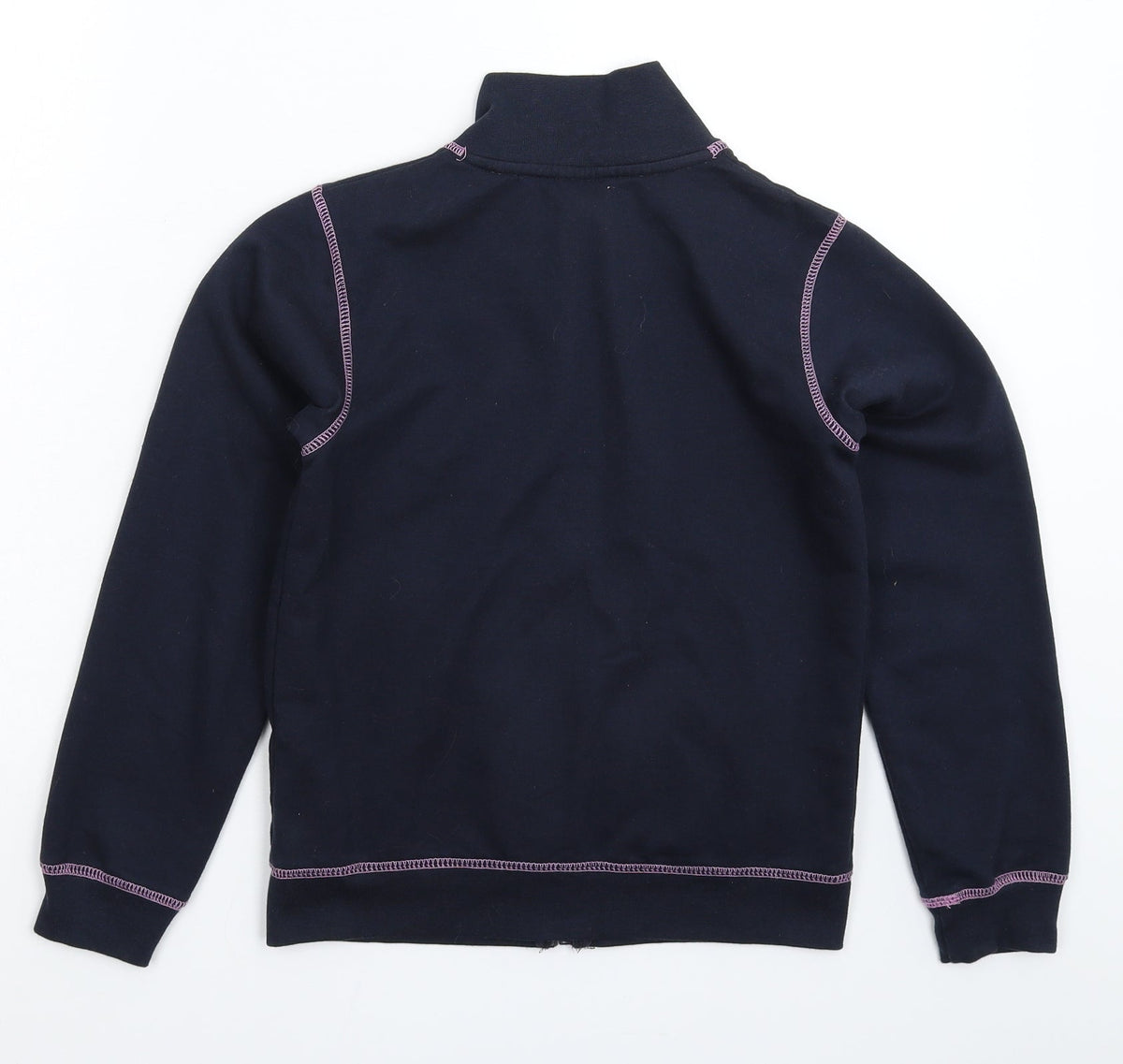 Back view of Beverly Hills Polo Club girls’ blue jacket, size 11-12, years