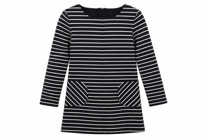 Next Womens Blue Striped  Fit & Flare  Size 8