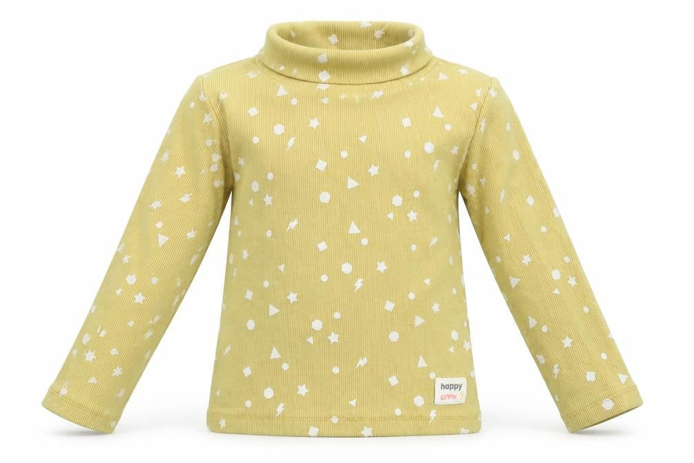 Primark Girls Beige Geometric  Pullover Sweatshirt Size 2-3 Years