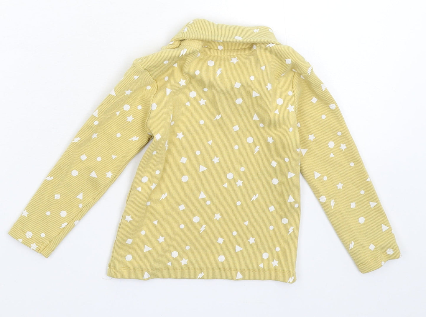 Primark Girls Beige Geometric  Pullover Sweatshirt Size 2-3 Years