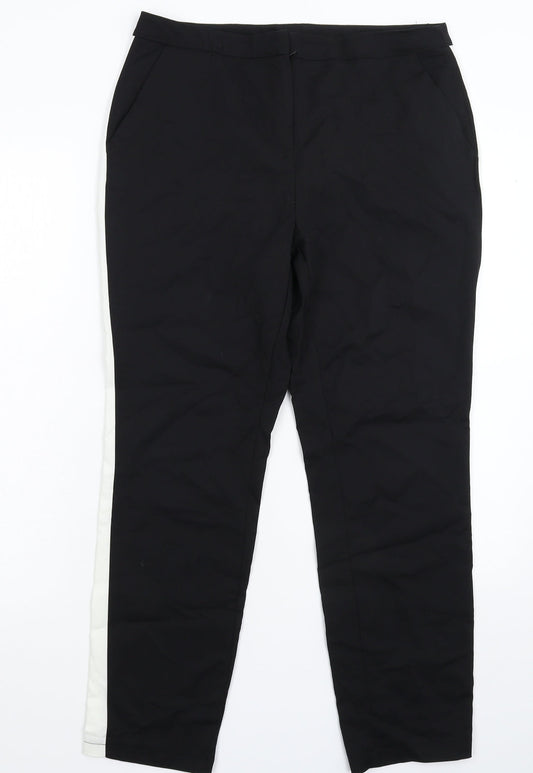 Preworn Womens Black   Trousers  Size 30 in L25 in