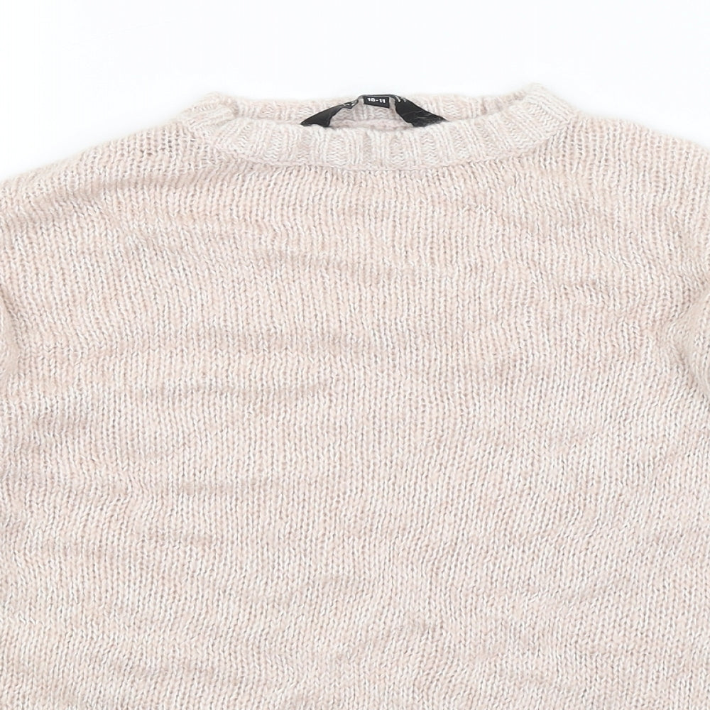 New Look Girls Beige   Pullover Jumper Size 10-11 Years