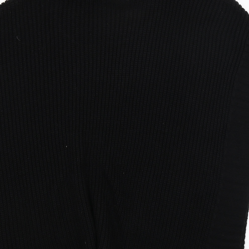 F&F Womens Black   Jacket Poncho Size S