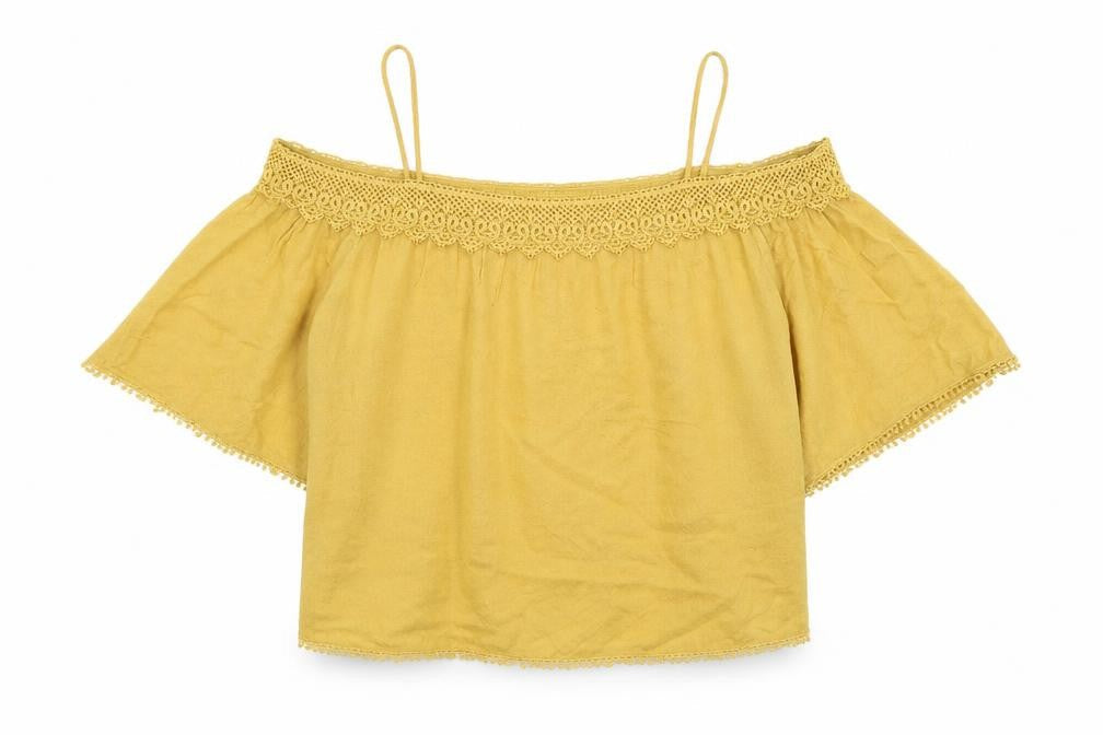 New Look Womens Yellow   Basic Blouse Size 14
