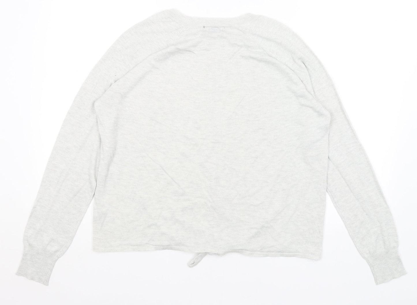 Poof New York Womens Grey   Pullover Jumper Size L