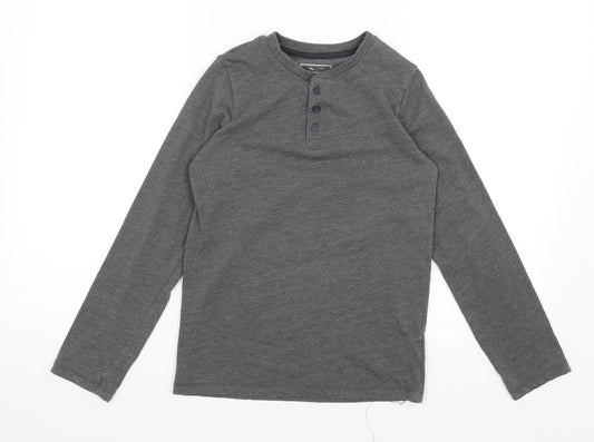 TU Girls Grey   Basic T-Shirt Size 10 Years