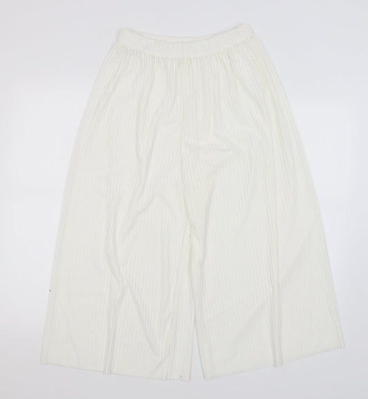 Preworn Womens Ivory   Culotte Shorts Size S