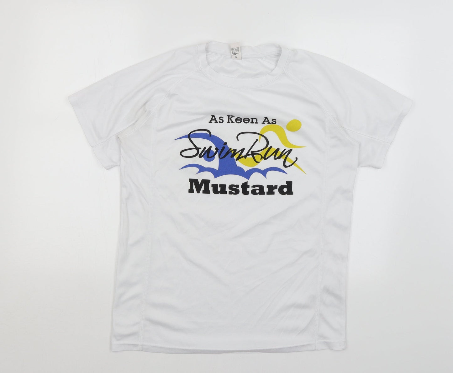 Roly Mens White   Basic T-Shirt Size M  - Keen As Mustard